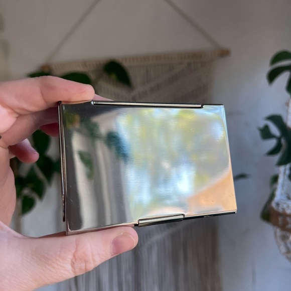 Handcrafted Beaded Boho Turquoise Business Card Holder Wallet Case - Picture 5 of 8